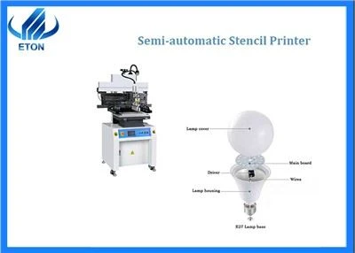 เครื่องพิมพ์ฉลุ PCB ไฟ LED สำหรับหลอดไฟ
